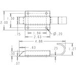 90M Finger Pull Latch Drawing