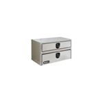 Aluminium Underbody Tool Box with Drawer 20 H x 36