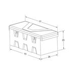 Black Poly AllPurpose Chest 23 H x 77 W x 25 D-2