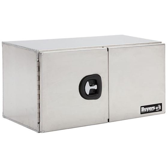 Smooth Aluminium Double Barn Door Tool Box 24 H x