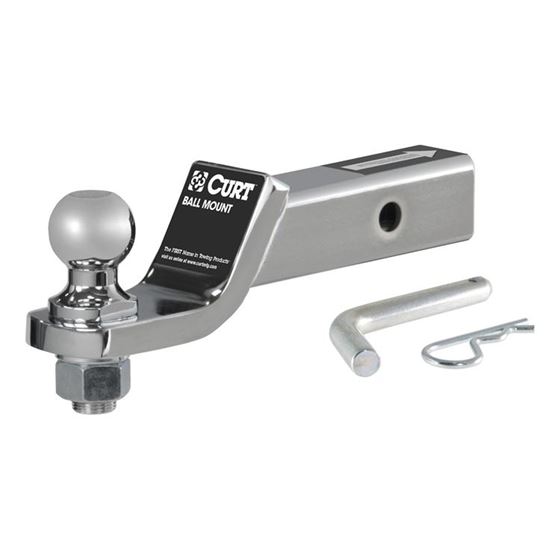 CURT Hitch 2 IN Loaded Ball Mount Kit