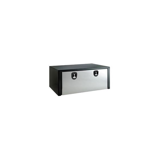 Black Steel Underbody Tool Box with Stainless Stee